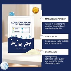 Water Clarifier Aquaculture Water Purifying Treatment Powder Pro Formula 5x 100g