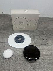 Google Nest Learning Thermostat 4th Polished Obsidian – NOT WORKING – AS IS
