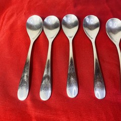 Pfaltzgraff Stainless 18/8 SONYA Oval Tea Spoons Glossy Flatware 6.75in
