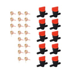 10 x 1/4″ In-Line Straight Fuel Gas SHUT-OFF / CUT-OFF VALVES Lawn Mower