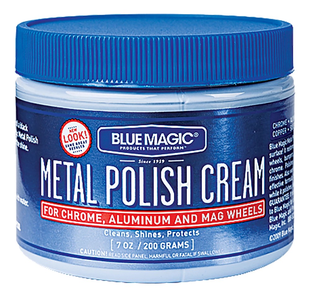 BLUE MAGIC Metal Polish Cream Tub – CHROME & ALUMINUM MAG WHEELS