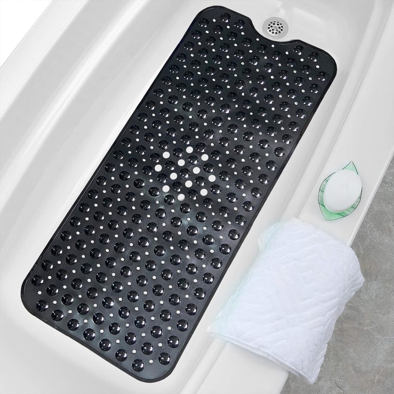 Non Slip Bathtub Mats Suction Cups Washable Bathroom Inside Shower Mat Anti Mold gallery