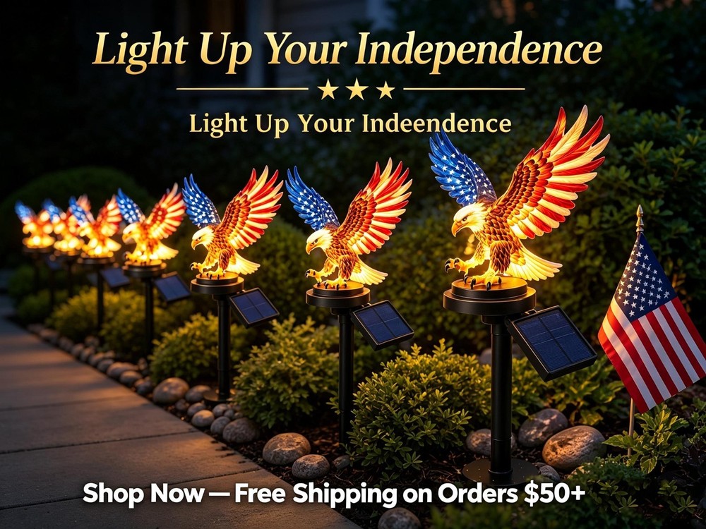 Eagle Figurine Garden Solar Stake Light Solar Eagle Lights Outdoor Decorative…