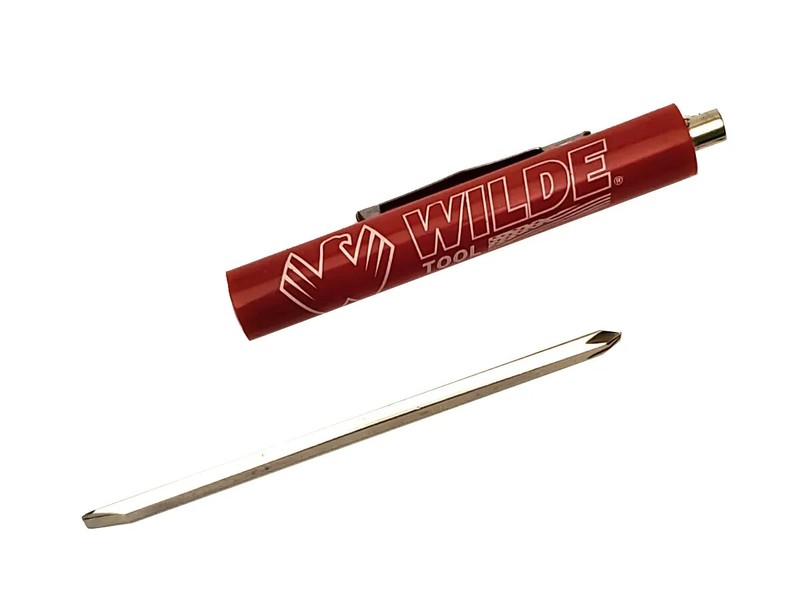 Wilde 2032 5″ Reversible Pocket Screwdriver with Magnet Made in USA