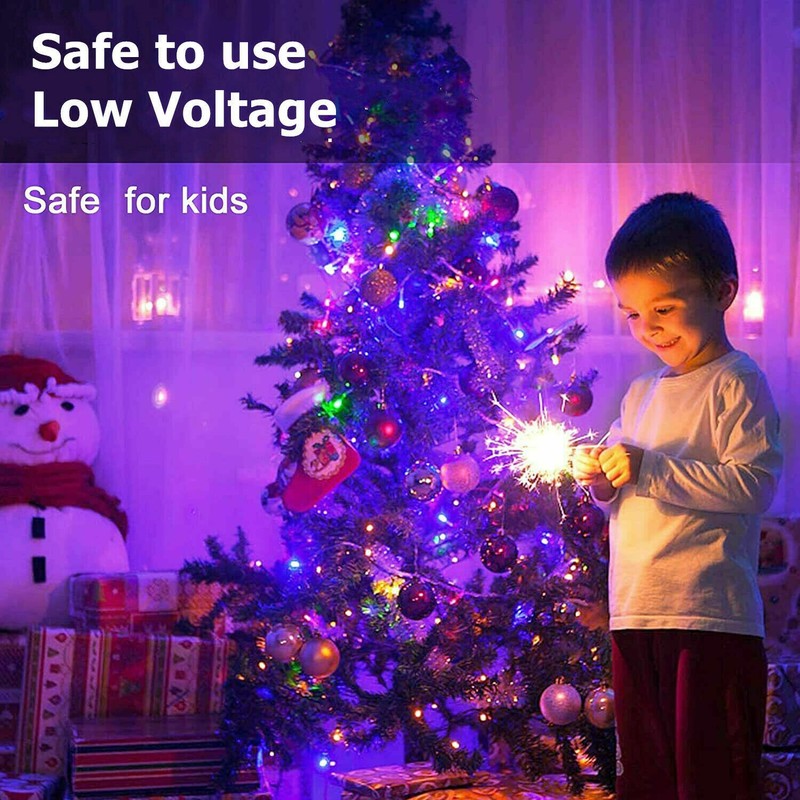 Xmas LED Fairy String Lights Party Christmas Tree Waterproof Outdoor Home Decor gallery