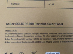 Anker SOLIX PS200 Solar Panel, Portable 200W Foldable, IP67 Waterproof