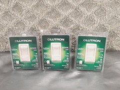 3PK Lutron Skylark Contour Dimmer Light Almond CTCL-153PDH-LA Single or 3 Way