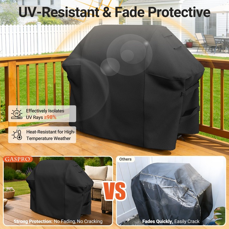 600D Weber Spirit 200 300 Grill Cover 52" Heavy Duty Waterproof 7106 BBQ Cover gallery