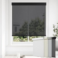 Clearance Black Customized 5% Openness Free-Stop UV Protection Solar Shades
