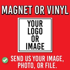 Custom Logo Decal from File or Photos – Your FULL COLOR Printed Logo or Design