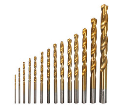 99PCS Drill Bit Set 1/16″-3/8″ HSS Titanium Multi Drill Bits Twist Wood Tools
