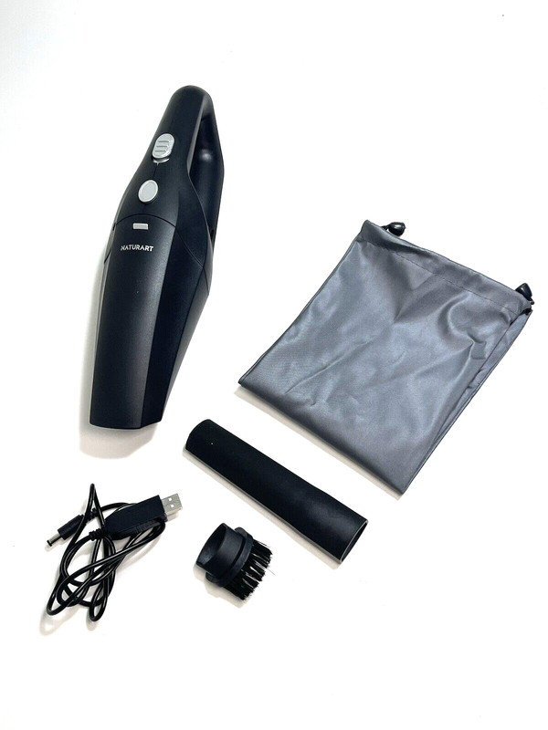 NATURART Handheld Cordless Portable Car Vacuum Cleaner Recharge NEW NC01