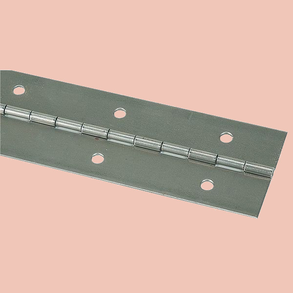 2" x 72 Piano Hinge Steel Finish Continuous Full Surface Non-removable Pin NEW gallery