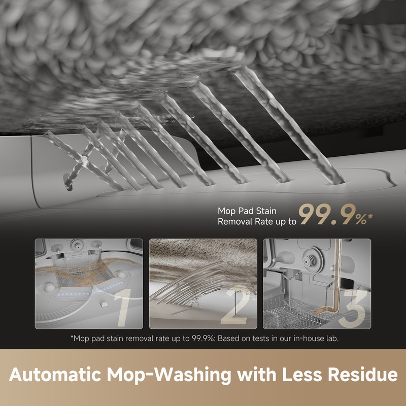 DREAME X50 Ultra White Robot Vacuum Mop 20,000Pa Suction｜Certified Refurbished gallery