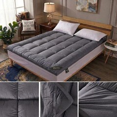 Extra Thick Mattress Topper 10cm/4 Inch Bounce Back Protectors Heavy Filling Pad