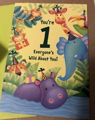 Happy Birthday 1 Year Old Card 5”x7” Hallmark Greeting Card – One Years Old