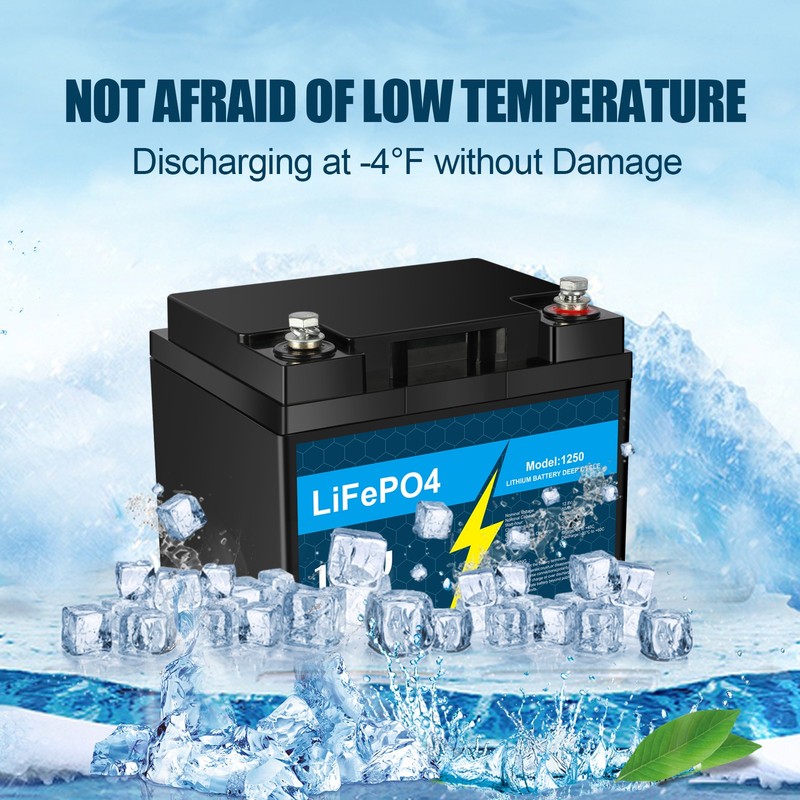 2 Pack KUNLUN Lithium Battery Lifepo4 12V 50Ah Solar Batteries for Deep Cycle RV gallery
