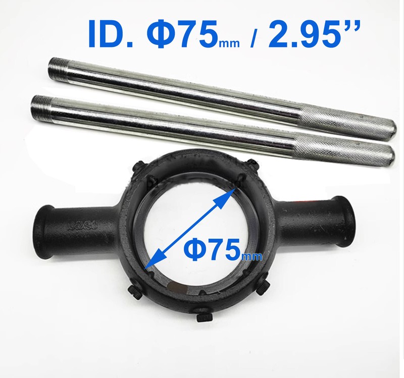 ID. Ø75 Ø90 Ø105 Ø120 Ø140 Ø150 Ø160 Ø180mm Steel Round Die Holder Stock Wrench