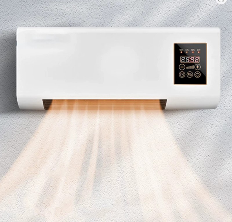 2 in 1 Portable Air Conditioning Cool Warm Dual Use Wall Mounted Heater 1800W