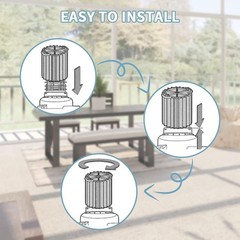 9-17816 Replacement Cartridge Filter Wet Dry Air Filter For Shop Vac Craftsman