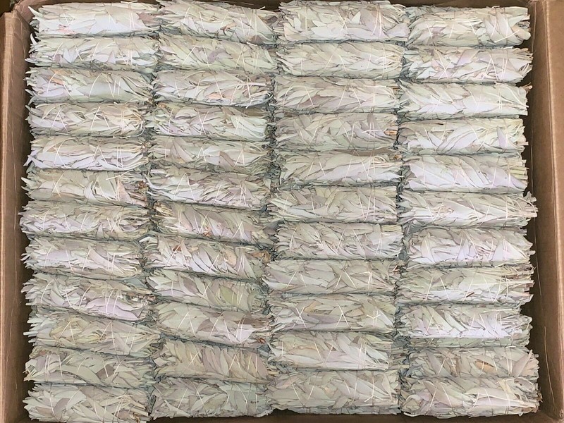 White Sage Smudge Sticks/Wand 4- 5″ Wholesale Bulk 1 to 400 big bundles