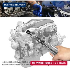 Car Valve Seal Pliers, 27cm/10.5in Valve Stem Seals Removal Tool with Ergonomic