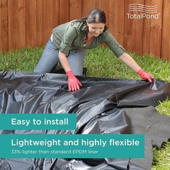 Lightweight PVC Pond Liner – UV and Tear Resistant