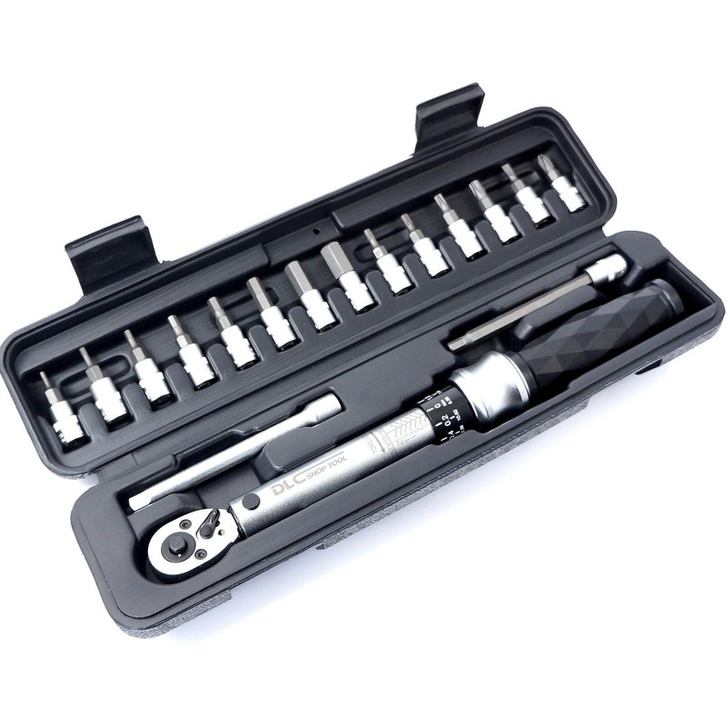 DLC Diamond 1/4″ 1-25Nm / 8.9-221 Inch-lb Reversible Drive Gauge Torque Wrench