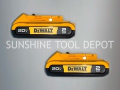 2 New Dewalt DCB203 20V Max Batteries 2.0Ah Lithium Ion Li-Ion 20 Volt DCB203-2