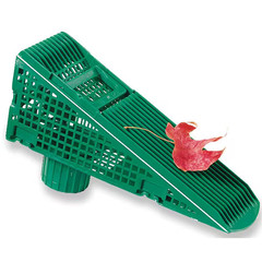Wedge 9.5 in Green Downspout Screen Gutter Guard (4-Pack)