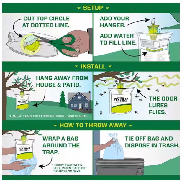 RESCUE! Outdoor Disposable Hanging Fly Trap - in Multipack gallery