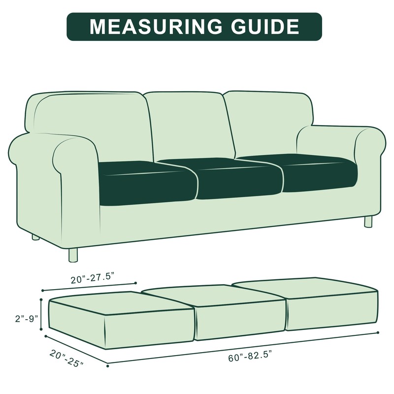 Stretch Couch Cushion Slipcovers Reversible Cushion Replacement Slipcovers So... gallery