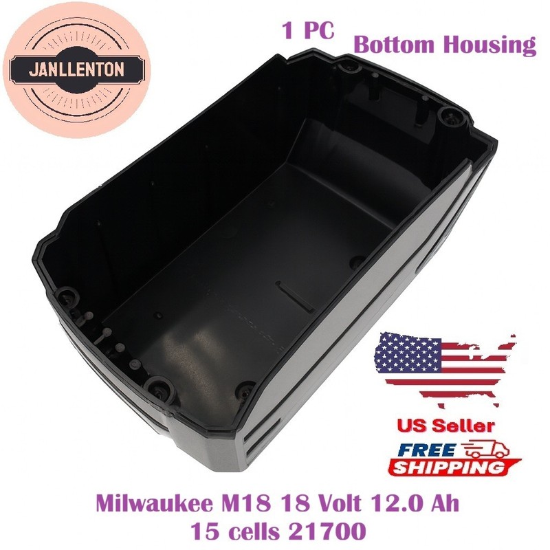 Milwaukee M18 V18 12.0Ah 15 cells *21700 Replacement Battery Bottom Housing Only