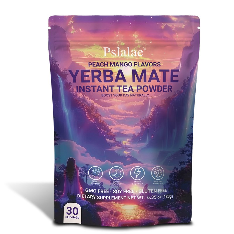 Yerba Mate – Instant Tea Powder,Gut Health, Focus, Energy Support – 30 Servings