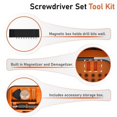 150Piece Electronics Repair Kit Precision Screwdriver Set S2 Bits with Case