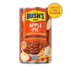 Bush’s Apple Pie Flavored Baked Beans, Summer Edition Canned Beans, 27.9can