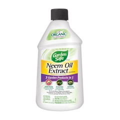 Garden Safe Neem Oil Extract Concentrate for Organic Gardening, 10 Fluid Ounces