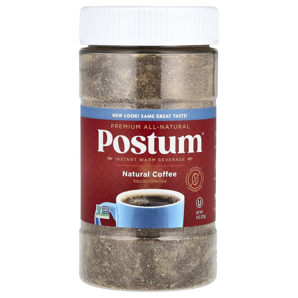 Instant Warm Beverage, Natural Coffee, Caffeine Free, 8 oz (227 g)
