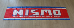 Nismo Racing Banner Flag Big 2×8 ft Nissan Garage Auto Parts Shop Mechanic