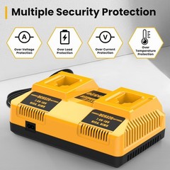 For Dewalt NiCd NiMh 7.4V-18V Dual Fast Charger DC9320 DC9096 DC9098 DC9099