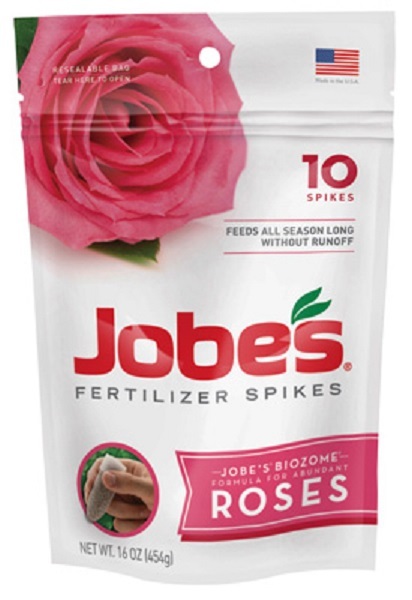 Jobes 04102 10 Pack Slow Release Rose Fertilizer Spikes - Quantity 12 Packages gallery