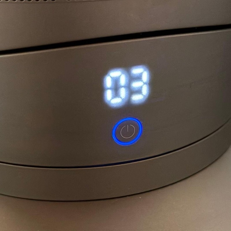 Dyson Hot & Cool AM09 Fan Heater Silver/Blue Remote Control Japan Tested Used gallery