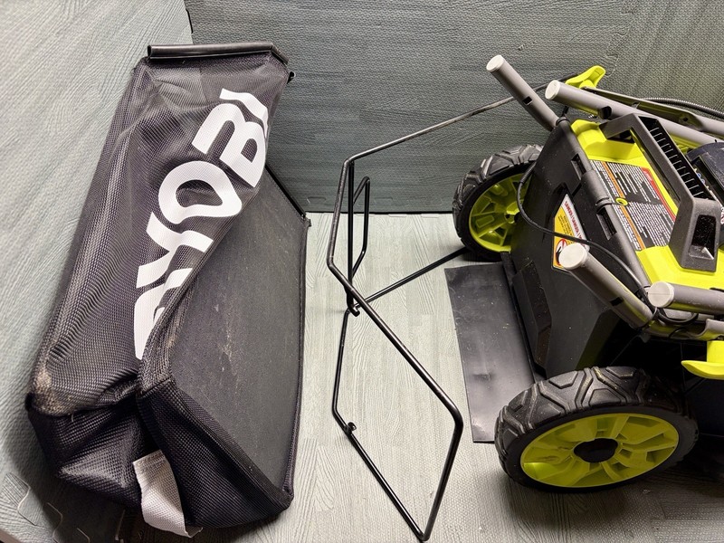 RYOBI 18V Lawn Mower 16in USED Cordless Push Lawn Mower With Bag (Tool Only) gallery