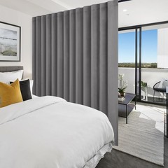 Cortinas 100 x 84 Blackout Termicas Opacas Para Habitacion Sala Grandes De Gris