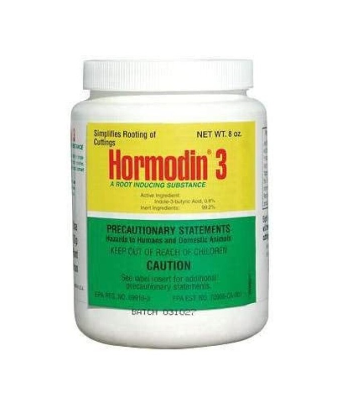 Hormodin #3 Rooting Hormone Induces Root Growth 8 oz Jar by OHP