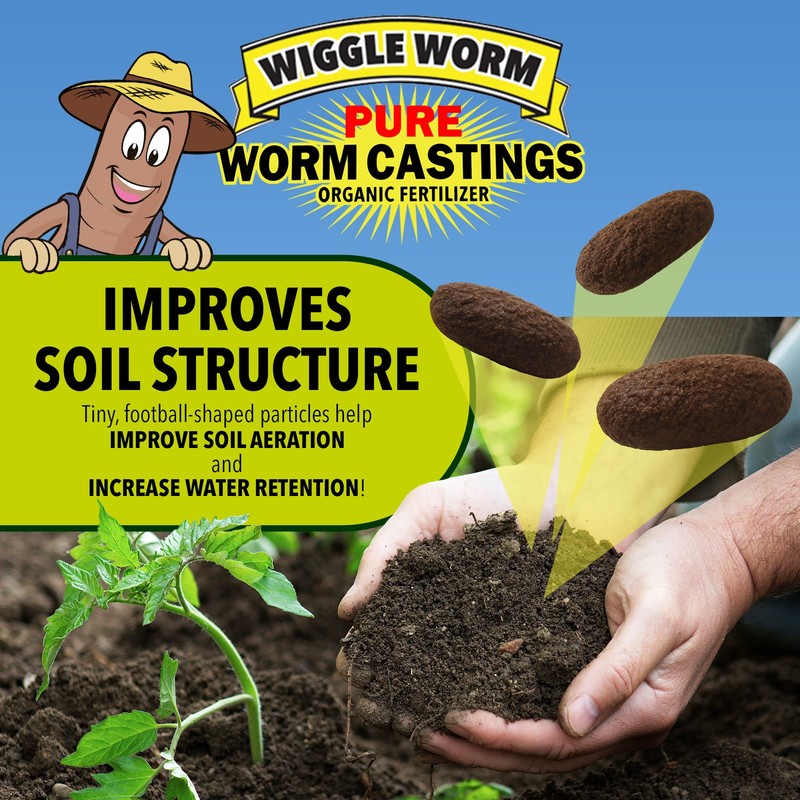 Wiggle Worm Soil Builder Earthworm Castings Organic Fertilizer, 15 lb. gallery