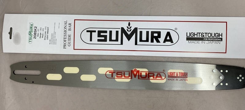 20″ TsuMura Light-Weight Guide Bar .325-063-81DL fits Stihl WITH FREE CHAIN!