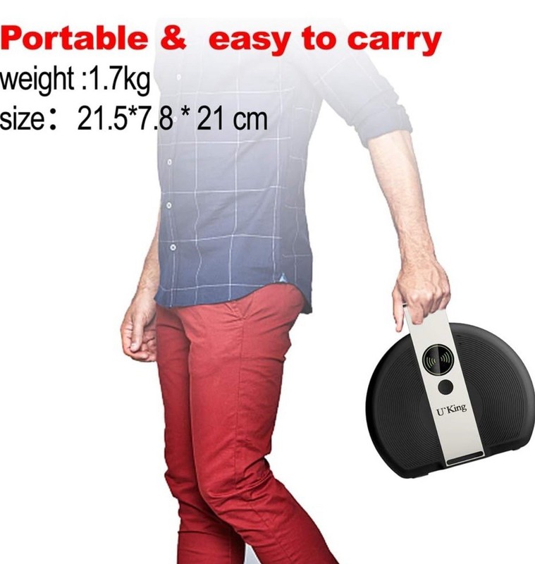 Portable Power Station 100W/4200mAH with LED 7 Ports ( Orange Colored Handle) gallery