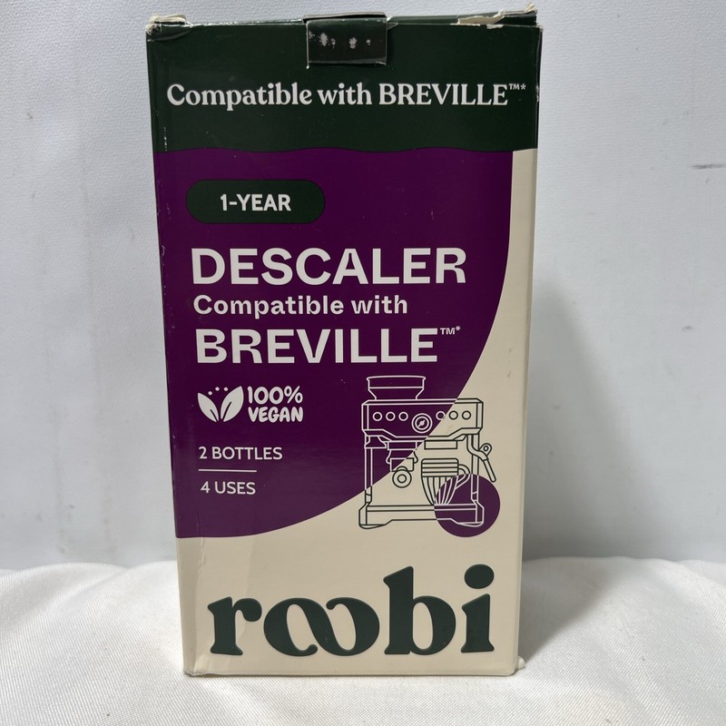 2 Pack Roobi Breville Compatible Descaling Solution To Clean & Descale ~ NEW