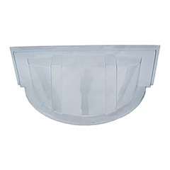 Window Well Cover Round Bubble, Economy 39 in. W x 17 in. D x 15 in. H, 1 Pack